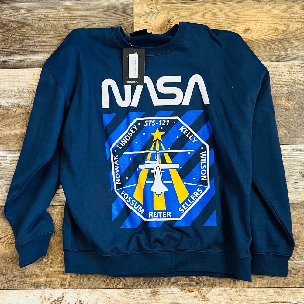 NWT Oversized NASA License Crewneck Sweatshirt